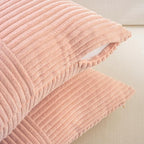 Fancy Homi 2 Packs Peach Long Lumbar Decorative Throw Pillow Covers 12x24 Inch - Image 4