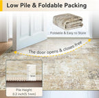 RELEANY Washable 9'x12' Abstract Area Rug - Image 6