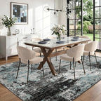 RELEANY Washable 6'x9' Abstract Area Rug - Image 3