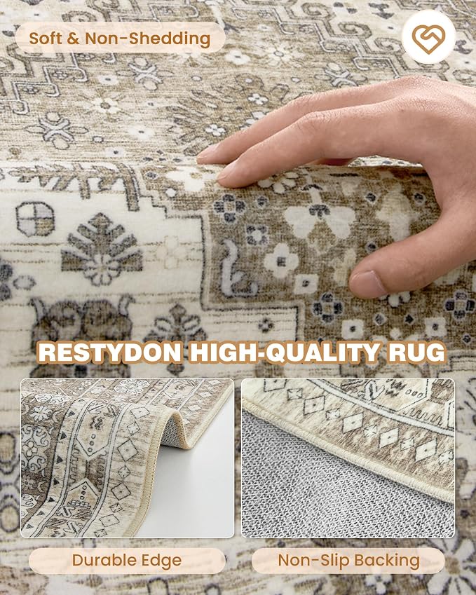 Hallway Runner Rug 2x12 Extra Long Washable Runner, Non Slip Runner - Image 7