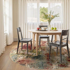 RELEANY Washable Round 8ft Area Rug - Image 2