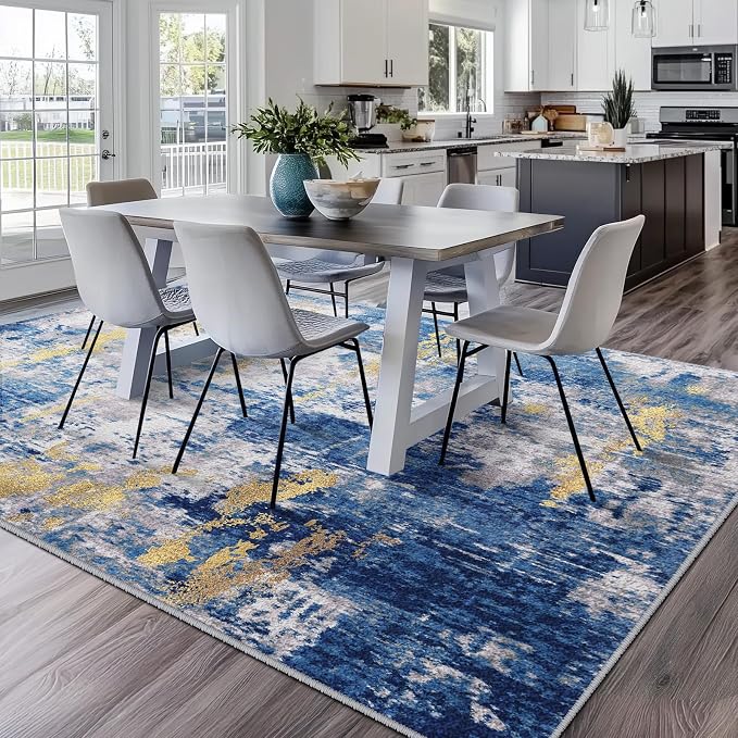 RELEANY Washable Square 9'x9' Area Rug - Image 8
