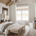 Extra Long 100% Blackout Linen Curtains - Image 7