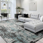 RELEANY Washable 6'x8' Abstract Area Rug - Image 2