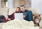 Utopia Bedding Fleece Bed Blanket California King Size Ivory | Microfiber Plush - Image 5