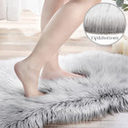 Ashler Faux Fur Rug - Image 2