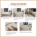 MYSKY HOME Boho Couch Cover Super Soft Couch Covers - Image 6