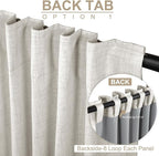 Linen Textured Total Blackout Curtains - Image 4