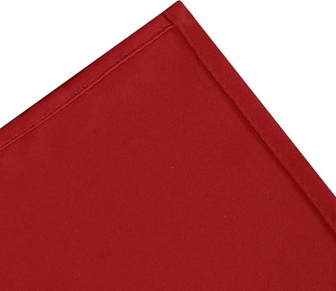 Red Blackout Curtains/52 x 72 Inch/Set of 2 Panels Room Darkening Curtains - Image 8