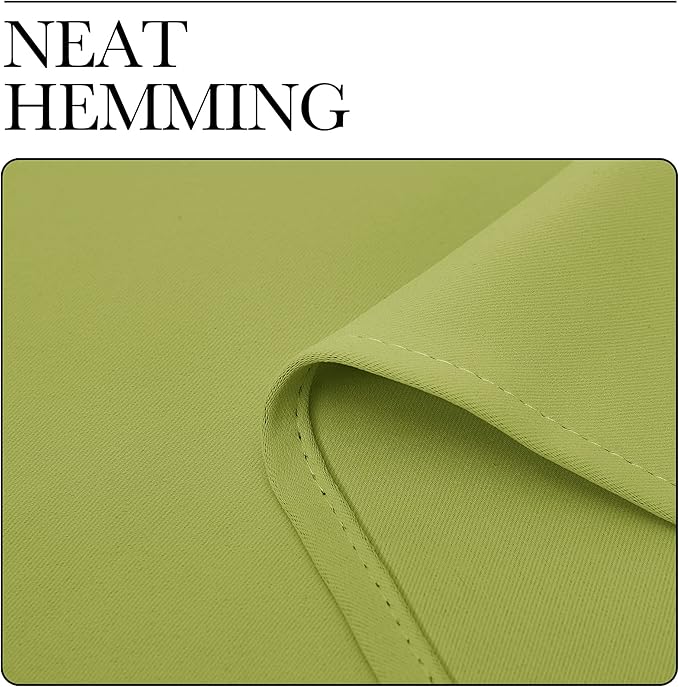 NICETOWN Blackout Curtains for Bedroom, Fresh Green, 1 Pair, 70 by 63-inch - Image 6