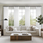 Topfinel 105 Inches Long Pinch Pleated Semi Sheer Curtains - Image 6