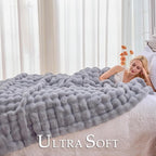BENVWE Fluffy Faux Fur Throw Blanket - Image 3