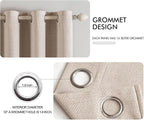 MIULEE 100% Blackout Linen Curtains - Image 4