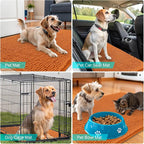 OLANLY Dog Door Mat for Muddy Paws 45x27, Super Absorbent Chenille Mud Mat | - Image 7