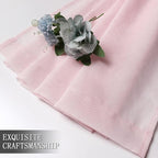 Tollpiz Sheer Curtain Linen Textured Living Room Curtains Sheer Light Filtering - Image 7