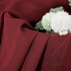 Tollpiz Sheer Curtain Linen Textured Living Room Curtains Sheer Light Filtering - Image 6