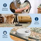 GarveeHome Leaves Floral Area Rug - Image 3