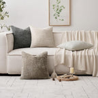 MIULEE Decorative Couch Throw Pillow Covers 20x20 Inch Dark Gray 2 Pack | - Image 2