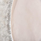 ORINOVA Grey and White Plush Shag Washable Rugs - Image 7