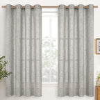 YoungsTex Dark Grey Linen Curtains by YoungsTex