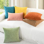 CaliTime Decorative Couch Throw Pillow Covers 20 X 12 Inches Apricot Brown | - Image 4