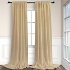 Tan Linen Curtains 90 Inch Length - Image 8