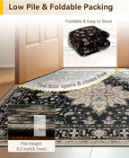 RELEANY Washable Area Rug, Runner 2'6"x8', Water Repellent, Pet Friendly - Image 7