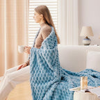 NEWCOSPLAY Fleece Clouds Cozy Throw Blanket - Image 4