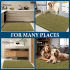 OLANLY Dog Door Mat for Muddy Paws 30x20, Super Absorbent Chenille Mud Mat | - Image 8