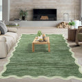 GarveeHome Scalloped Large 10x13 Rug by GarveeHome