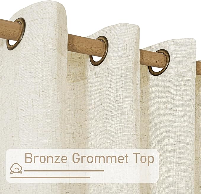 Linen Sheer Curtains 84 Inches Long - Image 3