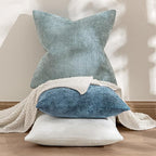 MIULEE Decorative Couch Throw Pillow Covers 18x18 Inch Coastal Blue 2 Pack | - Image 4