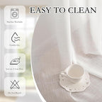 MYSKY HOME White French Door Curtains - Image 7
