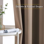 NICETOWN Blackout Curtains for Bedroom, Grommet Top Room Darkening Thermal - Image 3