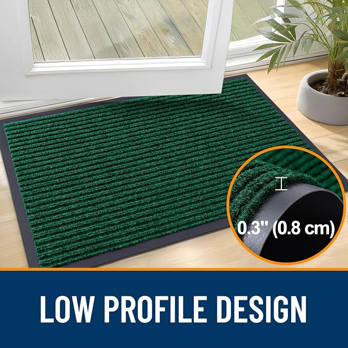 OLANLY Front Door Mat 40x32, Waterproof Heavy-Duty Indoor Outdoor Doormat | - Image 4