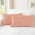 CaliTime Decorative Couch Throw Pillow Covers 26 X 16 Inches Dusty Pink | Pack by CaliTime