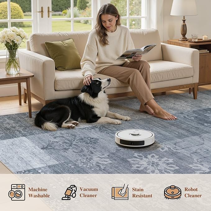 UERMEI 9x12 Area Rug for Living Room - Image 5