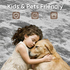 8x10 Extra Large Grey Fluffy Soft Area Rug Non-Slip - Image 7