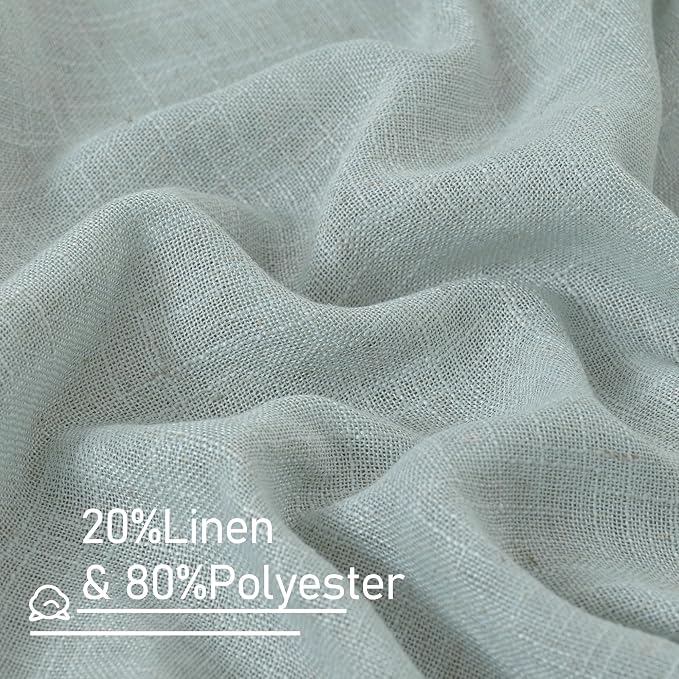 Short Linen Curtains 30 Inch Length - Image 3