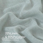 Short Linen Curtains 30 Inch Length - Image 3