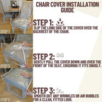 Evelots 6-Pack Clear PVC Dining Chair Covers, Spill-Resistant Protectors | - Image 6