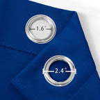 Blackout Curtains 66 x 95 inch/Royal Blue Curtains Set of 2 Panels/Thermal - Image 6