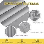 NICETOWN Blackout Silver Grey Curtain Vertical Blinds, Grommet Room Darkening - Image 4