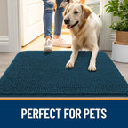 OLANLY Dog Door Mat for Muddy Paws 34x21, Super Absorbent Chenille Mud Mat | - Image 6