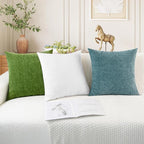 CaliTime Decorative Couch Throw Pillow Covers 26 X 16 Inches True White | Pack - Image 5