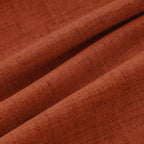 MIULEE Fall 100% Blackout Linen Curtains 42 x 72 Inch Burnt Orange 2 Panels | - Image 9