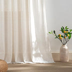 RYB HOME Extra Long Linen Curtains - Image 4