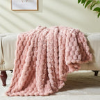 NEWCOSPLAY Fleece Clouds Cozy Twin Blanket - Image 6