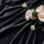 MIULEE Black Velvet Curtains 52x96 inches 2 Panels Luxury Blackout Curtains | - Image 4