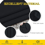 NICETOWN Black Blackout Curtains 84 inch Length 2 Panels, Grommet Thermal - Image 5